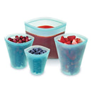 Niebieskie torby wielokrotnego użytku Avanti Pinch & Lock (zestaw 4 szt.)