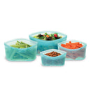 Niebieskie torby wielokrotnego użytku Avanti Pinch & Lock (zestaw 4 szt.)