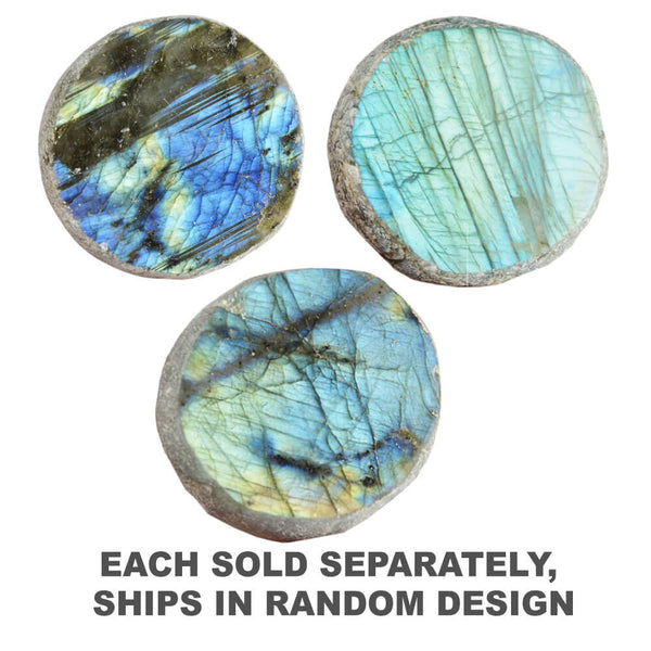 British Fossils Labradorite Emma Egg (1pc Random Style)