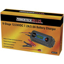 12V 7.2A/24V 3.6A 9 State Battery Charger