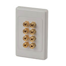 Zaciski do wiązania bananów na płycie ściennej