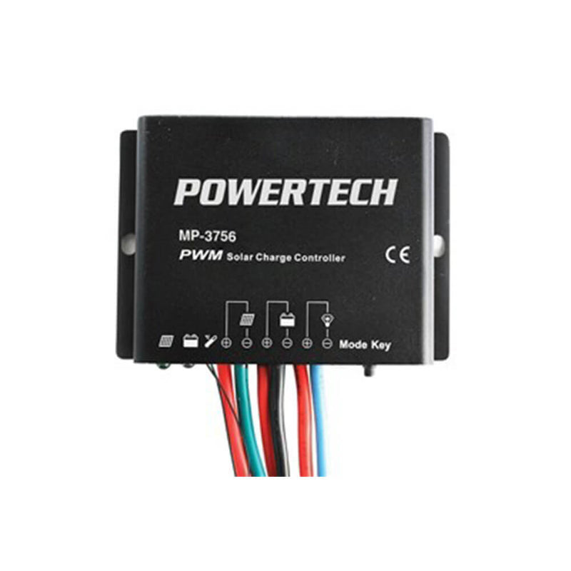 Kontroler ładowania słonecznego Powertech PWM (12 V lub 24 V)