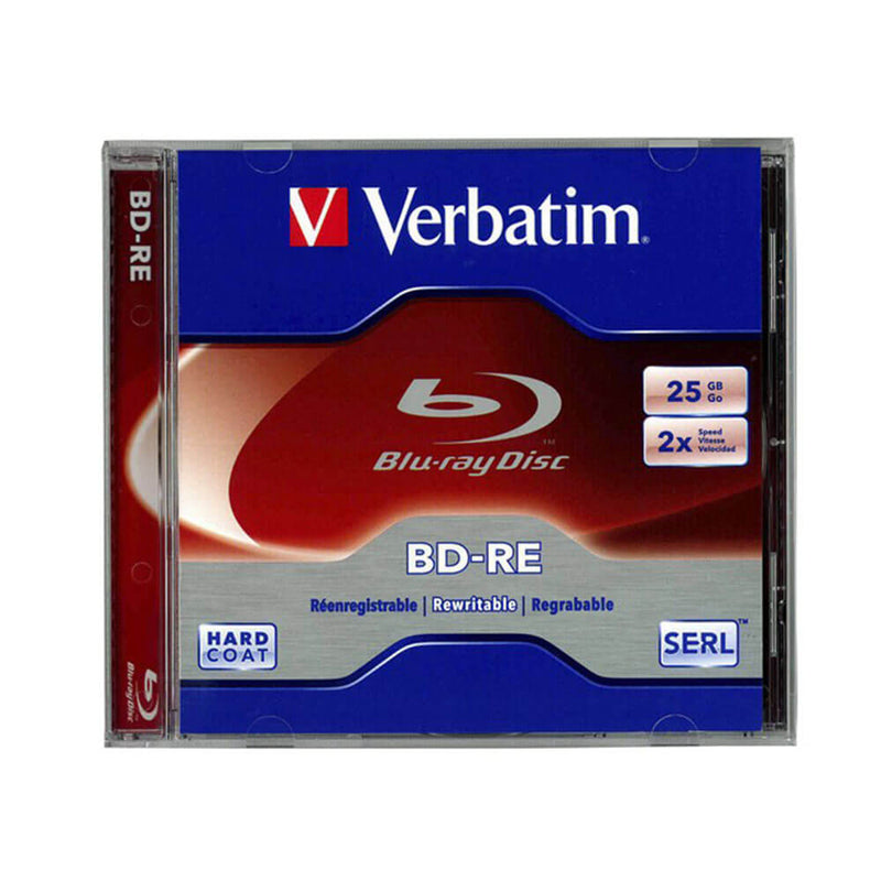 Płyta Blu-Ray firmy Verbatim z etui (25 GB)