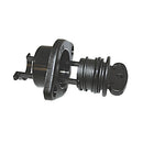 Korek spustowy z nylonowej obudowy, odporny na promieniowanie UV (czarny)