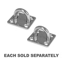 Stainless Steel Rectangle Base Eye Plate