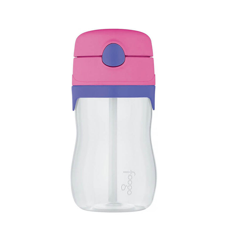 Plastikowa butelka na napoje Foogo Tritan o pojemności 320 ml ze słomką