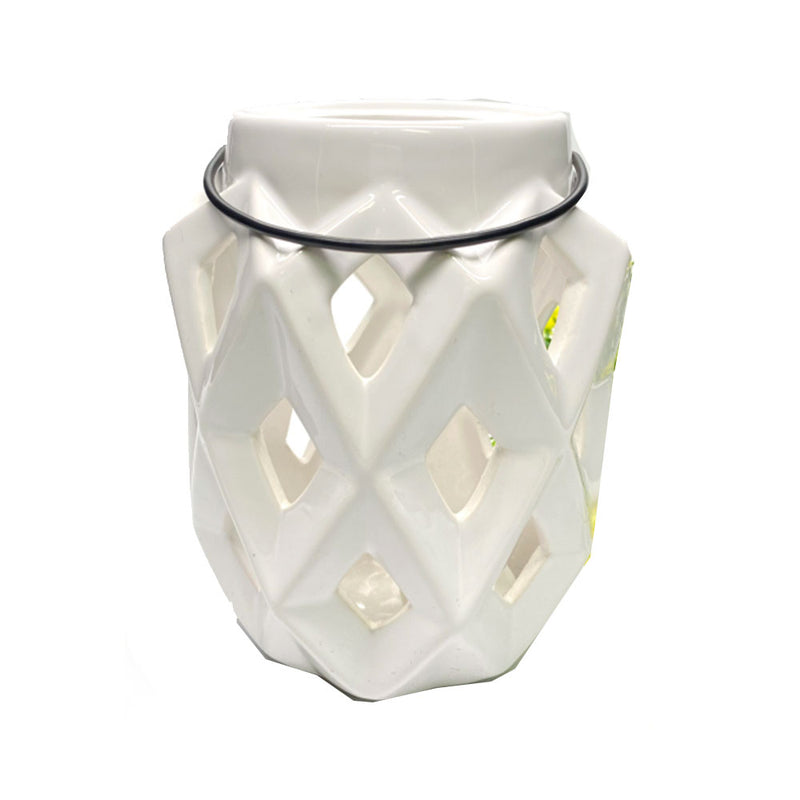 Ceramiczny elegancki świecznik (14x14x19cm)