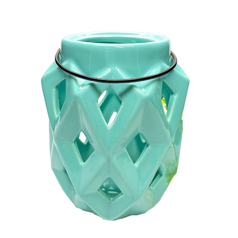 Ceramiczny elegancki świecznik (14x14x19cm)