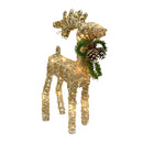 Wystrój świąteczny z bawełny błyszczącego z światłami