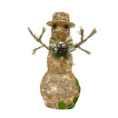 Wystrój świąteczny z bawełny błyszczącego z światłami