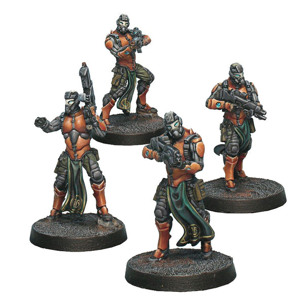 Infinity Yu Jing Miniatures Bao Troops Judicional Watch Unit