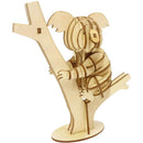 Model 3D drewna z kolekcji zwierząt Incredibuilds