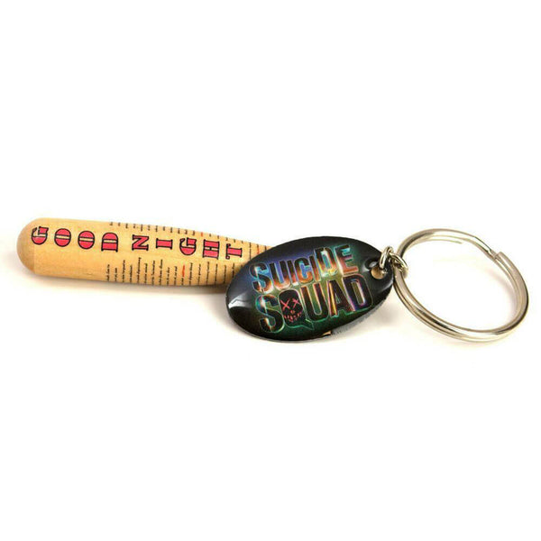 Harley Quinns Goodnight Baseball Bat Keychain