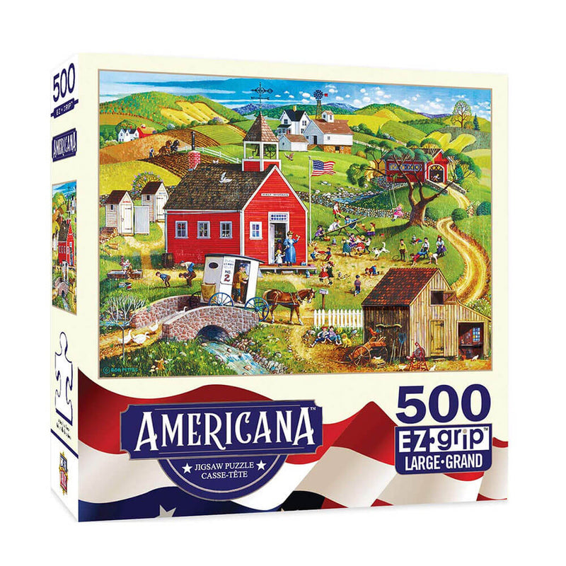 Puzzle MP Americana firmy BP EZ Grip Puzzle (lata 500.)