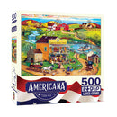Puzzle MP Americana firmy BP EZ Grip Puzzle (lata 500.)