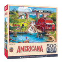 Puzzle MP Americana firmy BP EZ Grip Puzzle (lata 500.)