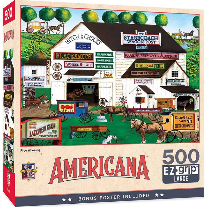 Puzzle MasterPieces EZGrip Americana 500 elementów