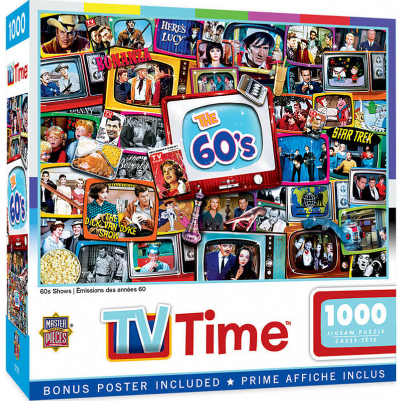 MasterPieces TV Time pokazuje puzzle 1000 elementów