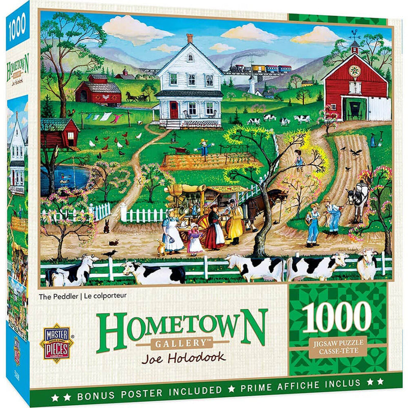 Puzzle 1000 elementów MasterPieces Hometown Gallery