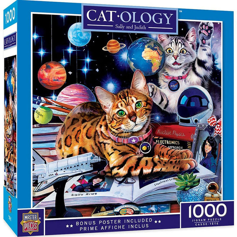 Puzzle 1000 elementów MasterPieces Cat-ology