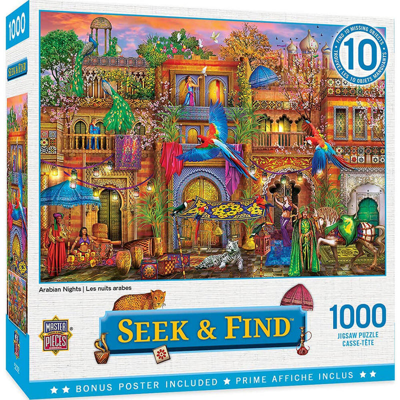 Arcydzieła Szukaj i znajdź puzzle 1000 elementów