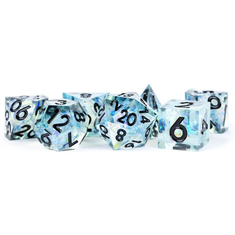 MDG Handcrafted Sharp Edge Resin Dice Set