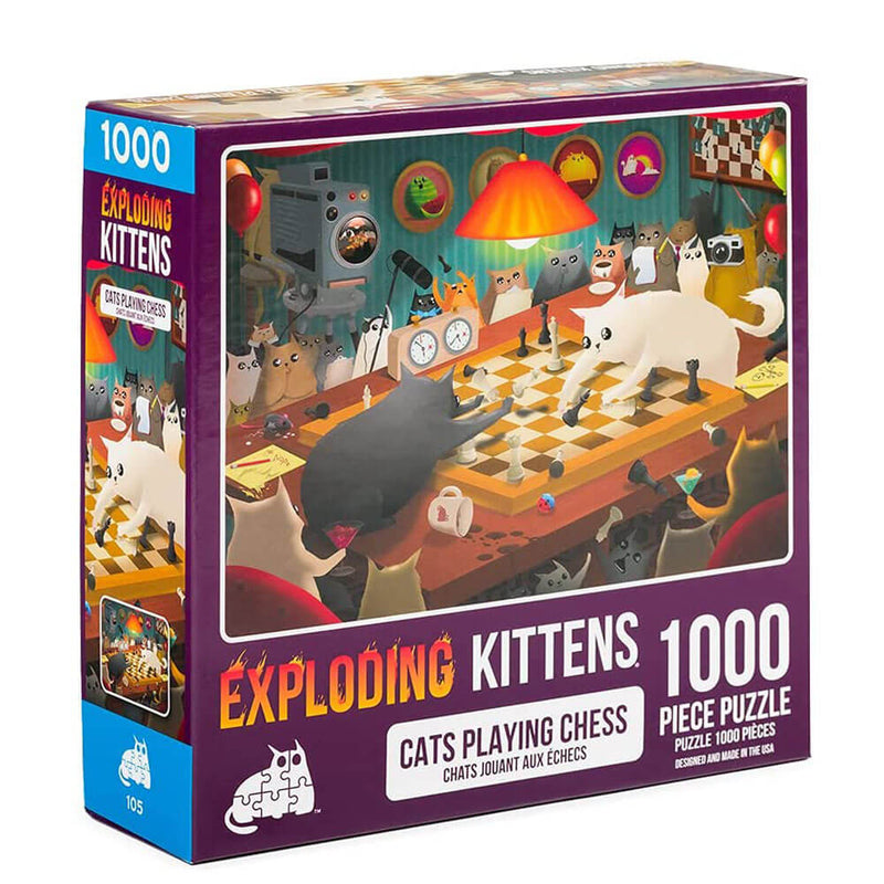 Puzzle 1000 elementów Eksplodujące Kocięta Koty