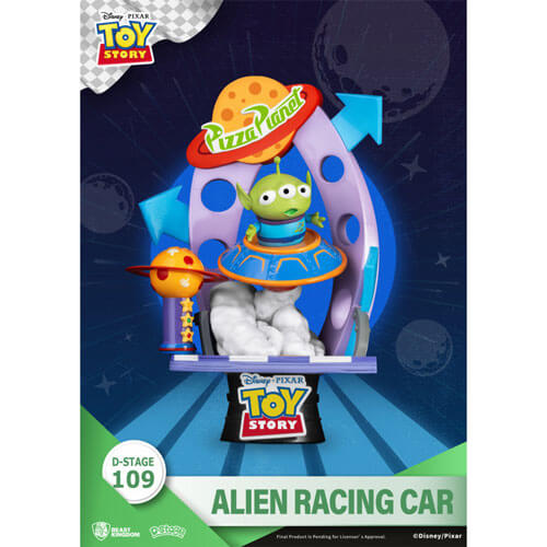 BK D-Stage Toy Story Aliens Racing Car Figure