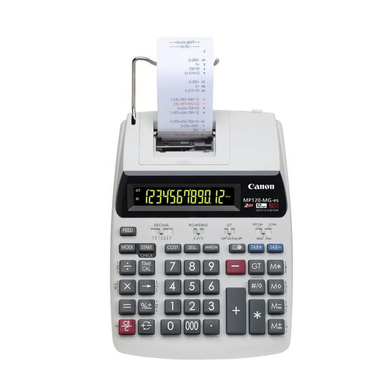 Przenośny kalkulator drukujący Canon z 12-cyfrowym wyświetlaczem