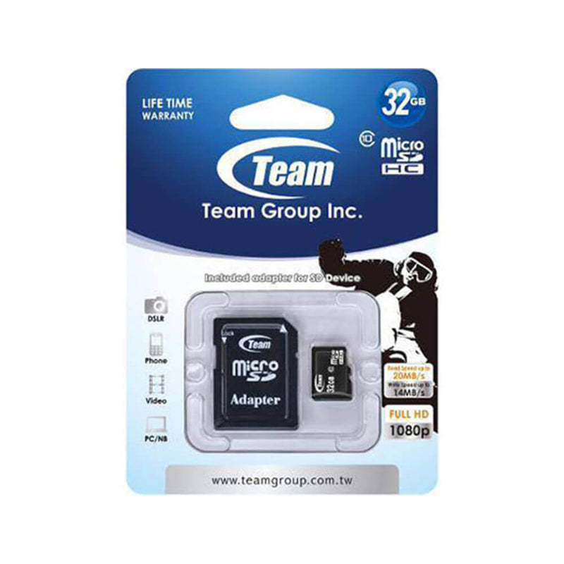 Karta pamięci Micro SDHC klasy 10 firmy Team