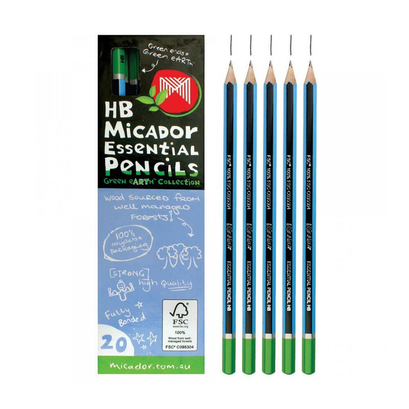 Ołówki grafitowe Micador Essential (20 szt.)