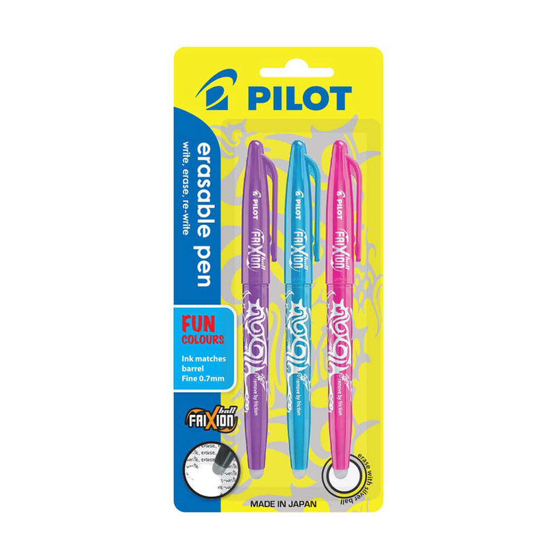 Długopis Pilot Frixion średni 1,0 mm 3 szt