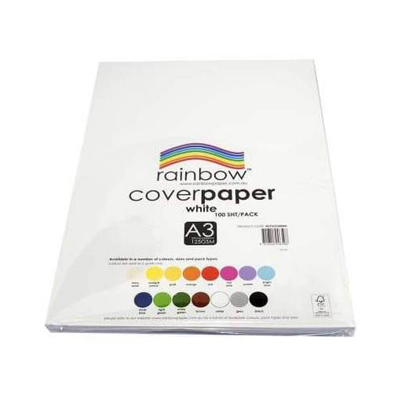 Papier okładkowy Rainbow A3 (100 arkuszy)