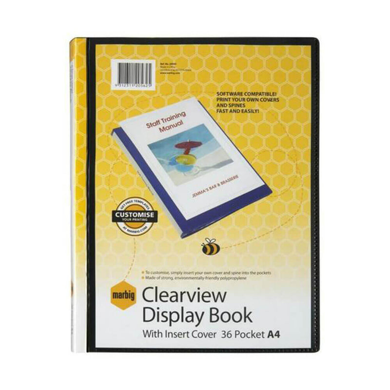 Książka Marbig Display Clearview A4 czarna