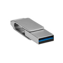 Napęd kieszonkowy Shintaro USB-C i USB-A (srebrny)