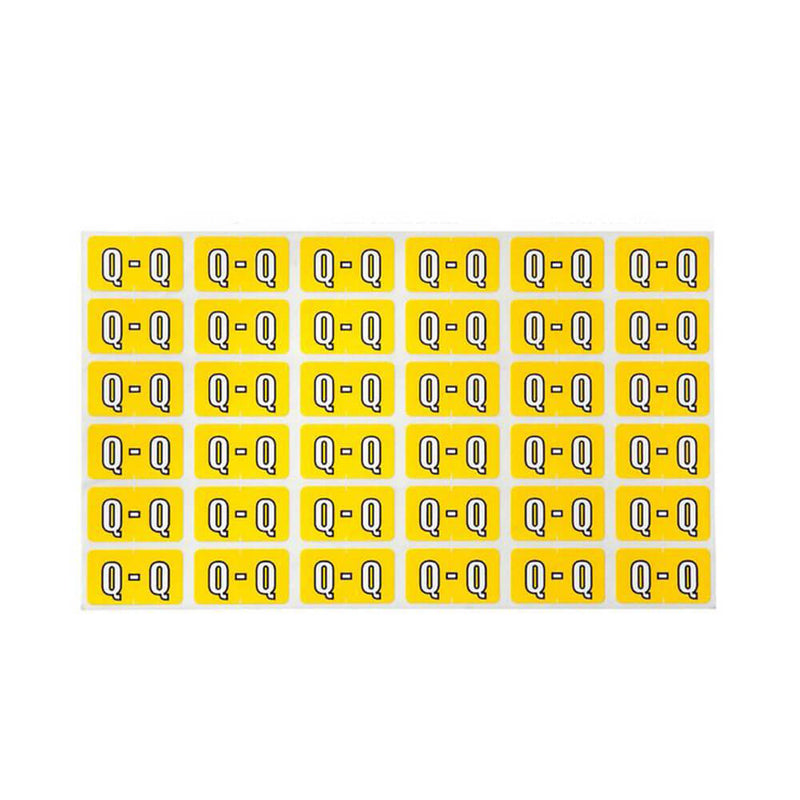 Etykiety z kodem kolorystycznym Avery, 25 x 38 mm, 180 szt