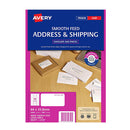 Avery Smooth Feed Laser Label 100pk