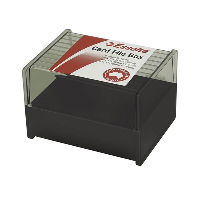 Pudełko na karty systemowe Esselte SWS (czarne)