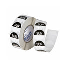 Etykieta wymienna Avery 24 mm, 1000 sztuk w rolce, biała