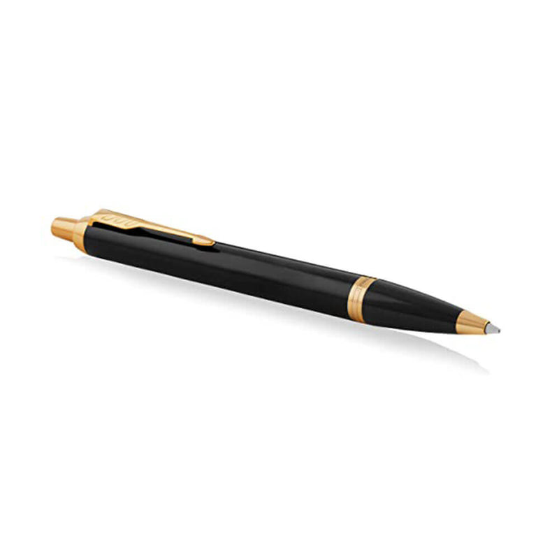 Długopis Parker IM ze złotym wykończeniem (czarny)