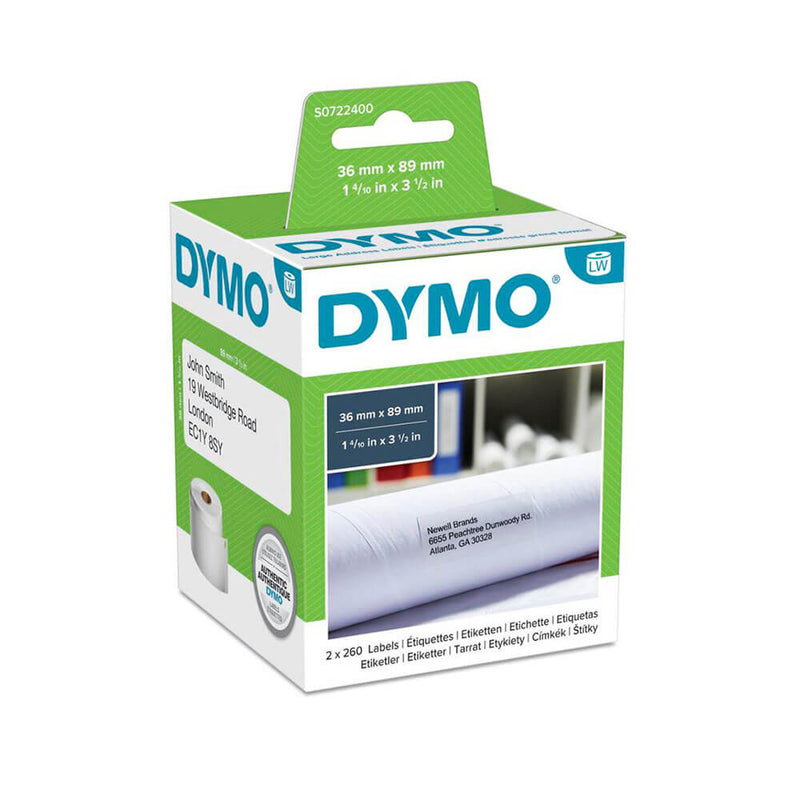 Etykieta adresowa Dymo Labelwriter biała (2 rolki)