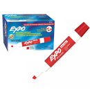 Marker suchościeralny Expo z końcówką ściętą, 12 szt