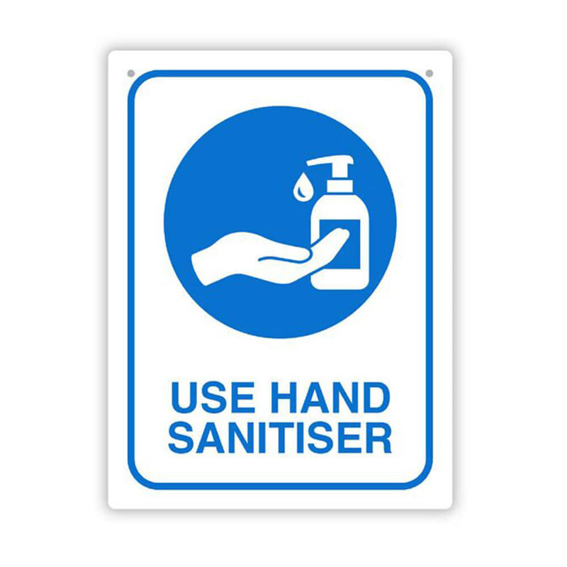 Tabliczka ścienna Durus „Użyj środka do dezynfekcji rąk” (225x300mm)