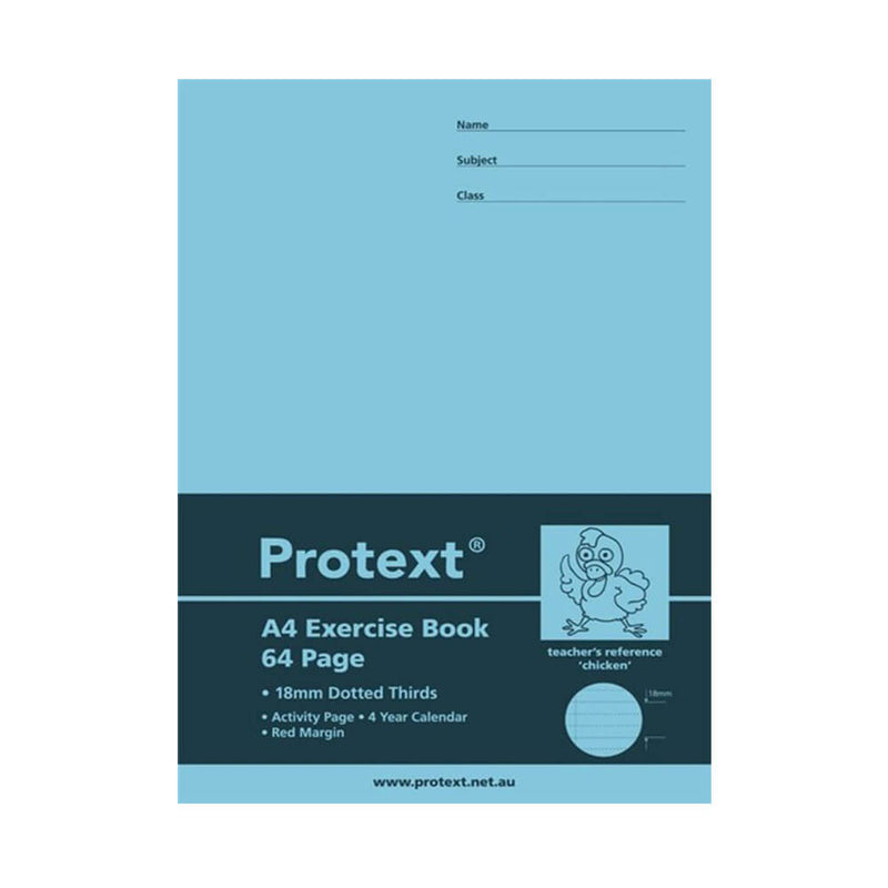 Zeszyt ćwiczeń Protext 64 strony z linią przerywaną (A4)