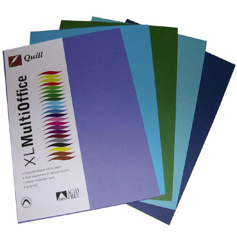 Papier Quill Multioffice, 100 szt., 80 g/m², A4 (różne rodzaje)