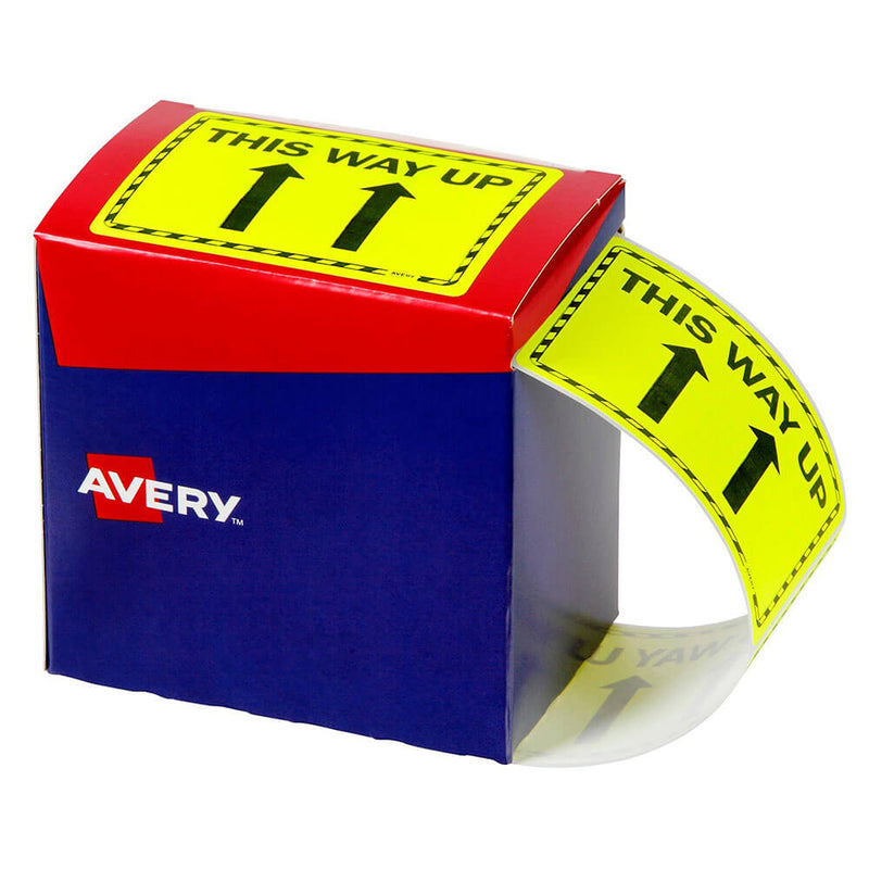 Etykiety Avery 750szt. 75x99,6mm (żółte)