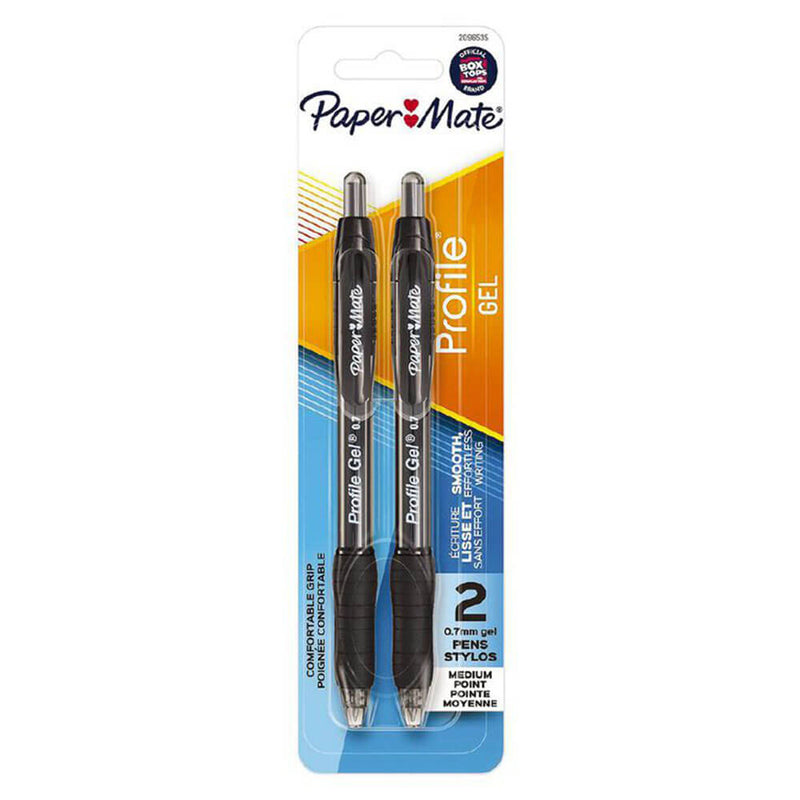Długopis żelowy Paper Mate Profile 0,7 mm (2 szt.)