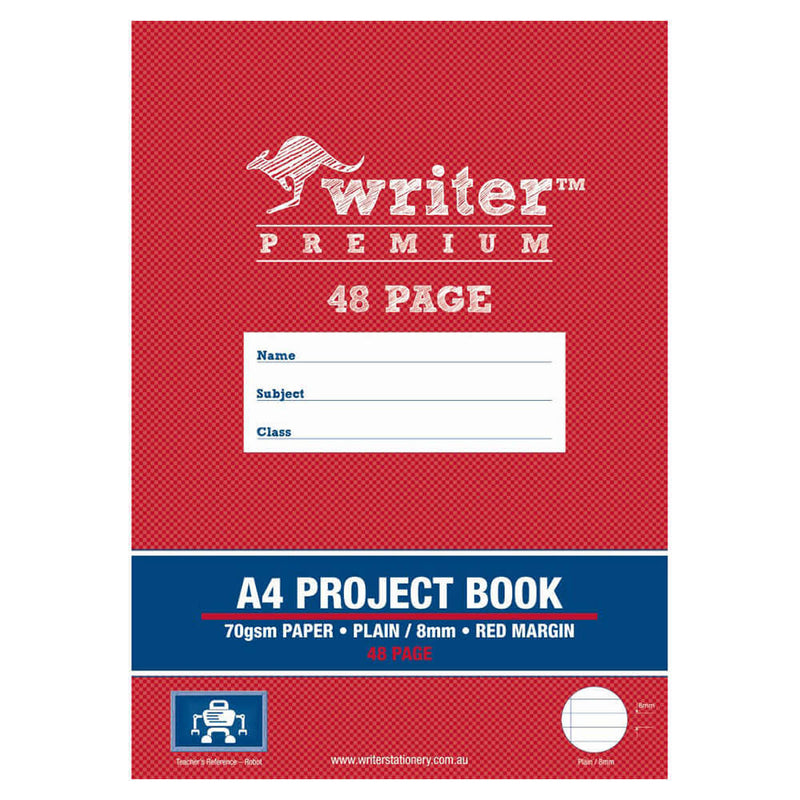 Książka projektowa Writer Premium, zwykła i w linie, 8 mm A4