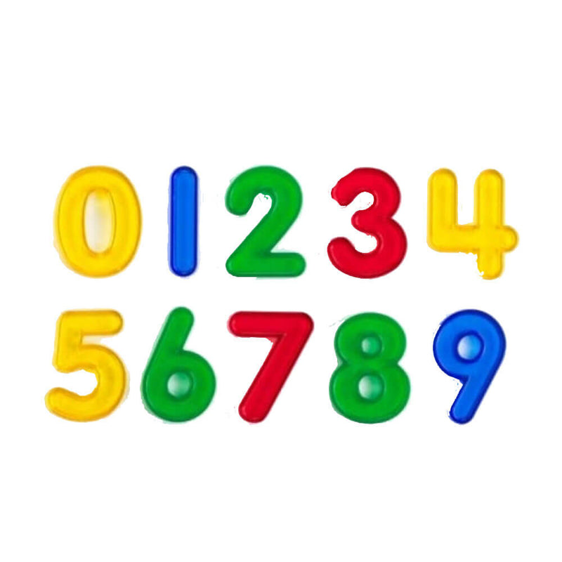 Learning Can Be Fun Transparent Numbers (Set of 10)
