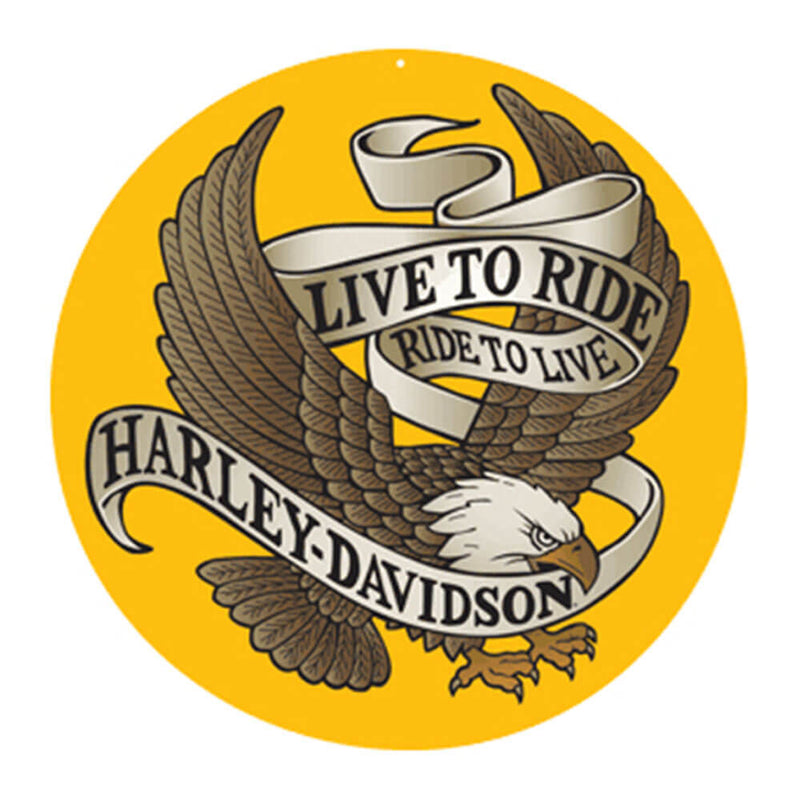 Wytłaczany znak blaszany Harley Davidson